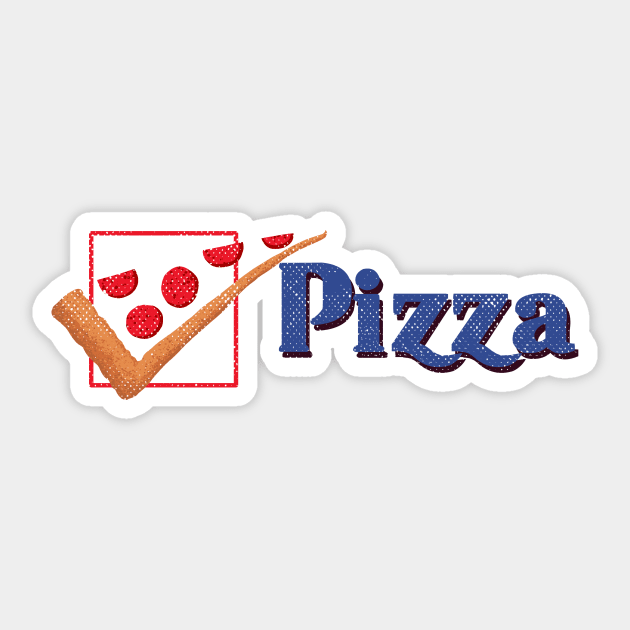 Pizza for President Sticker by kookylove